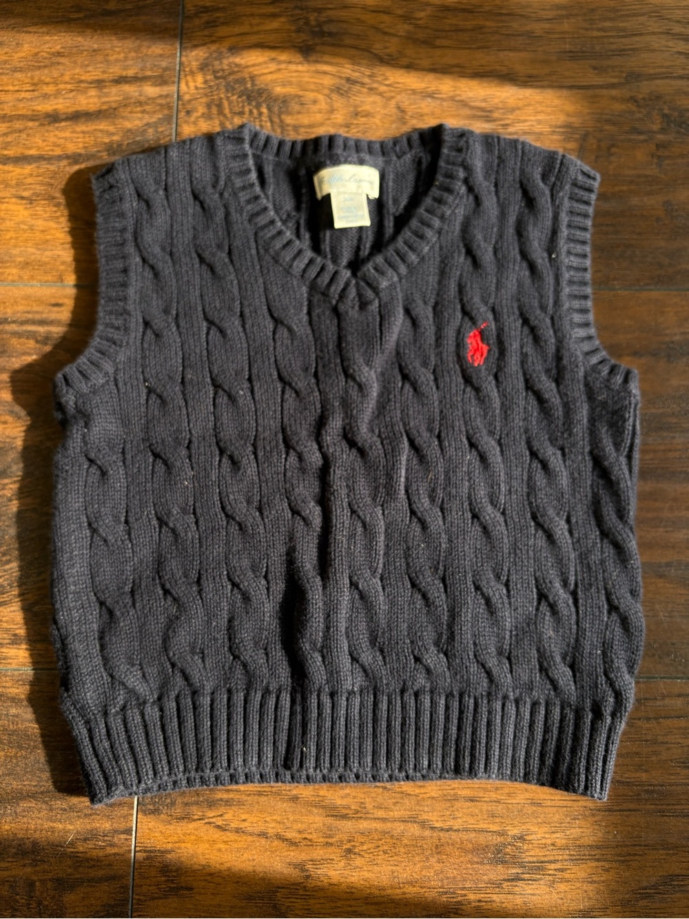 Ralph Lauren Cable Knit Sweater Vest 24M